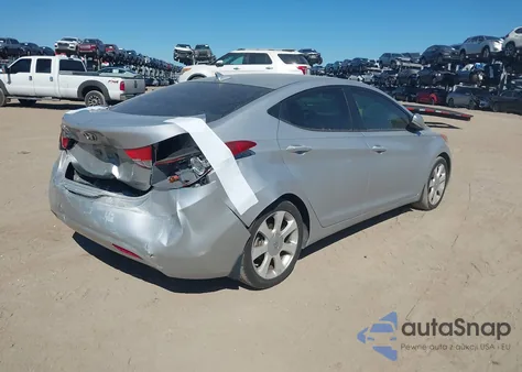 2013 Hyundai Elantra Limited z USA, uszkodzony, nr VIN KMHDH4AE4DU546807